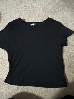 Women's Splash XL Black T-Shirt